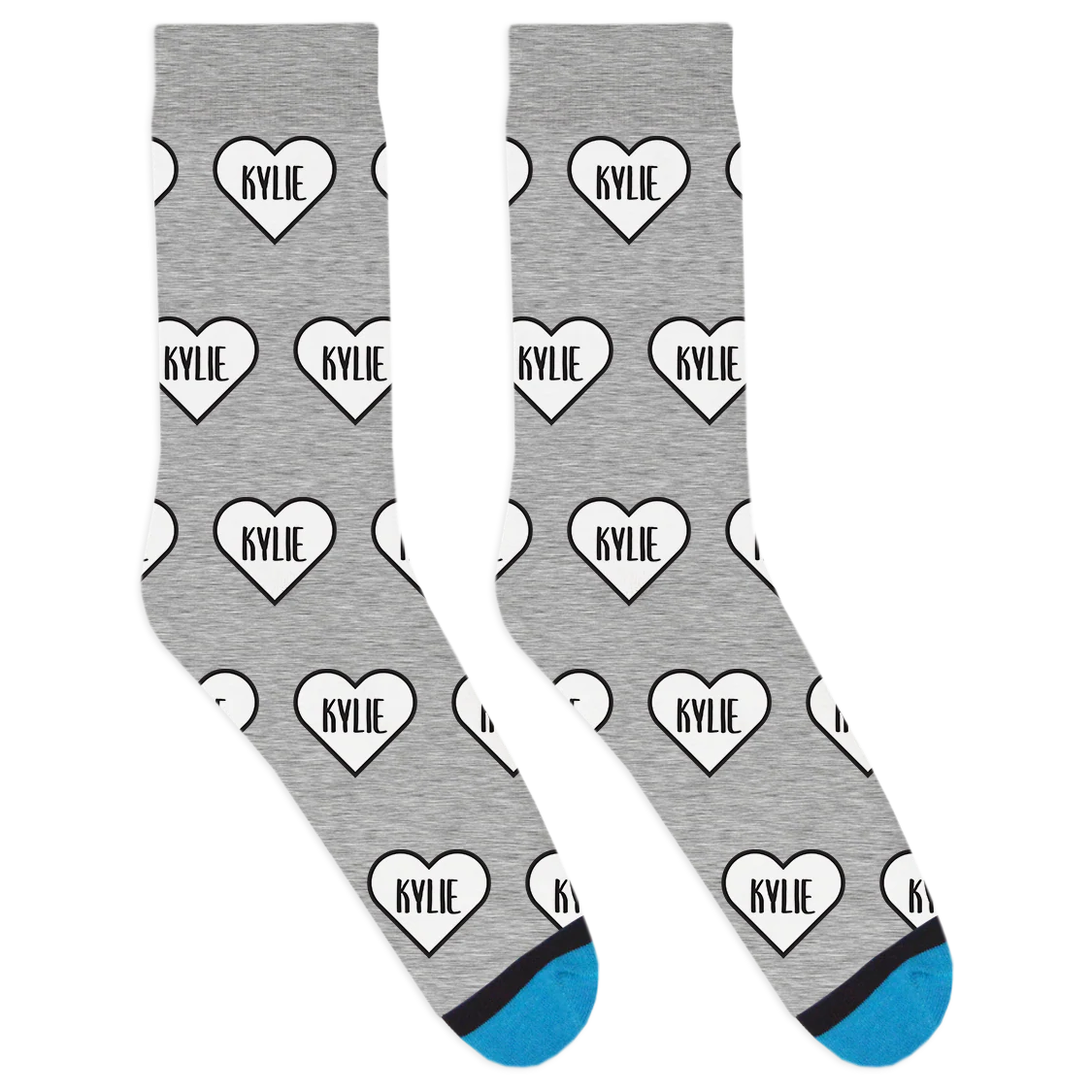 Custom Name In A Heart Socks - Image 4