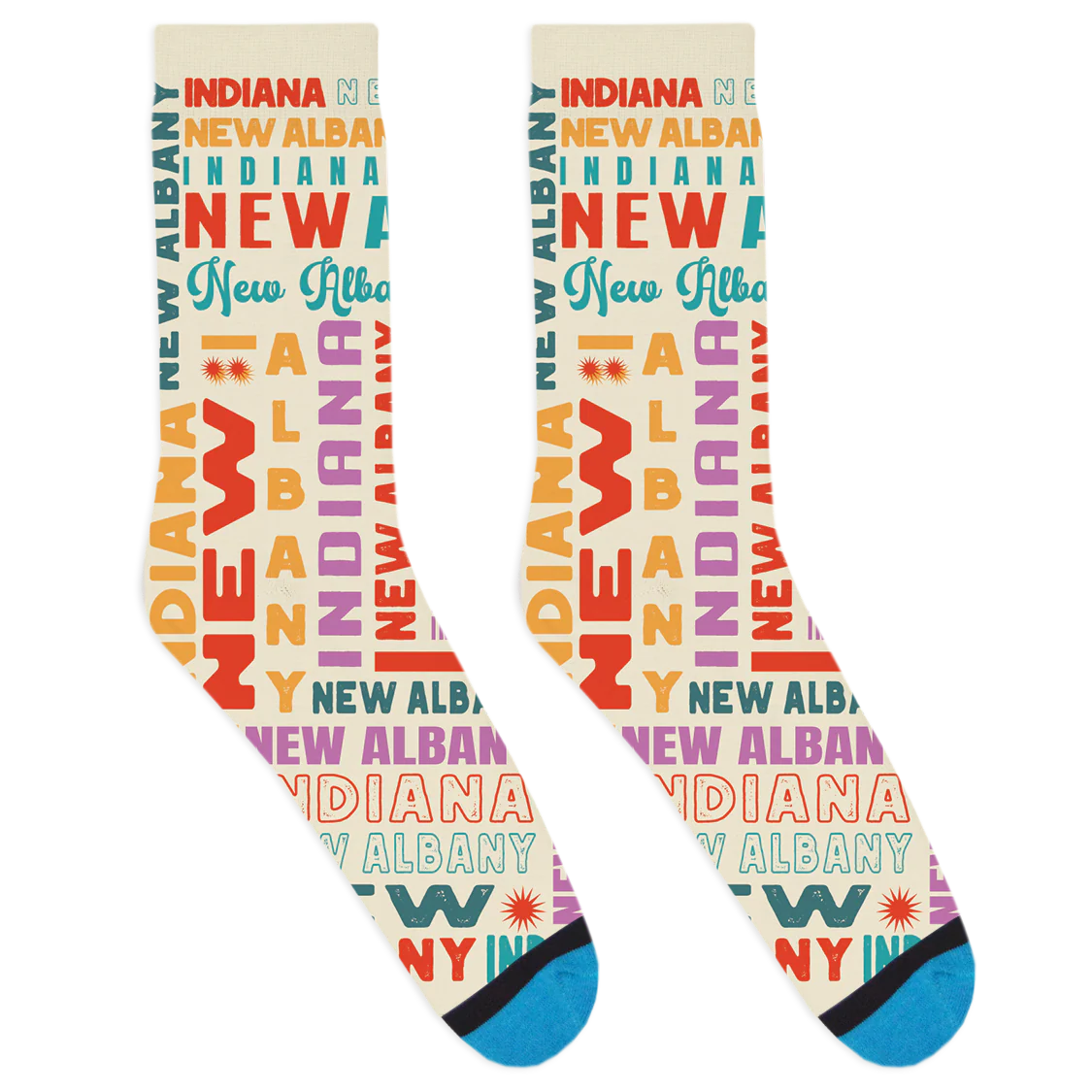 New Albany Text Socks - Image 2