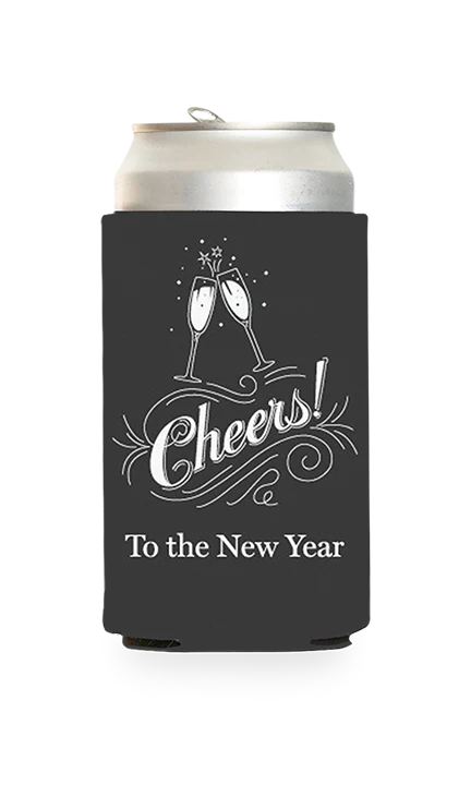 New Year's Cheers Predesigned Can Cooler