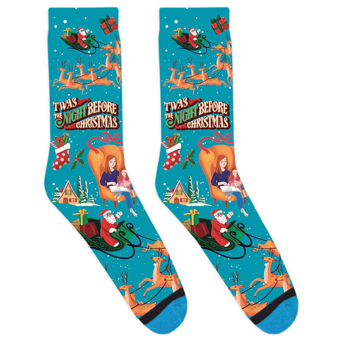 Twas the Night Before Christmas Socks - Image 2