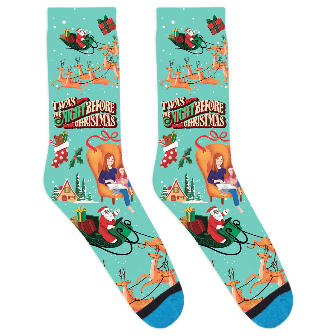 Twas the Night Before Christmas Socks - Image 4