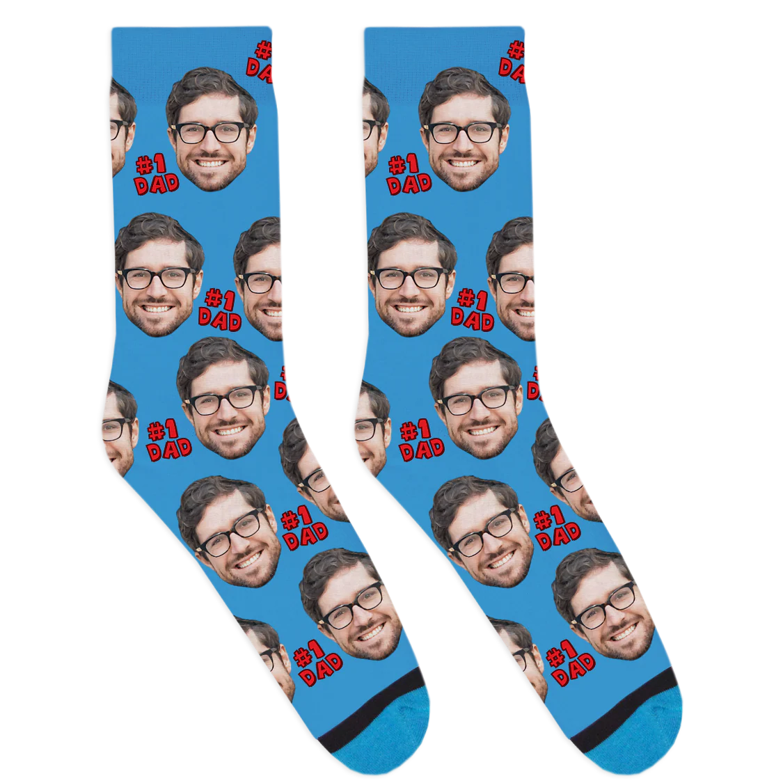 Custom #1 Dad Socks - Image 3