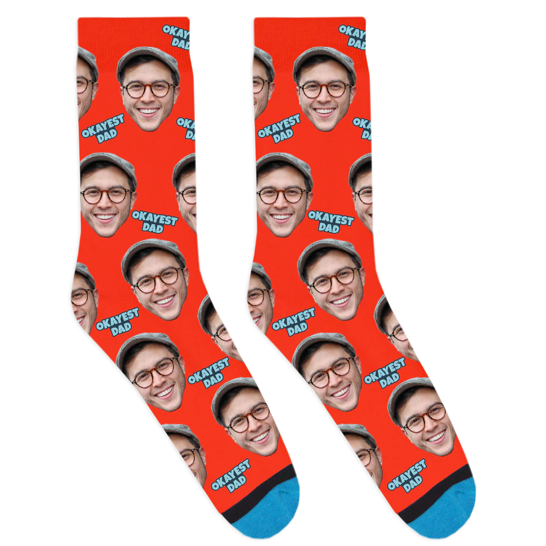 Custom Okayest Dad Socks - Image 10