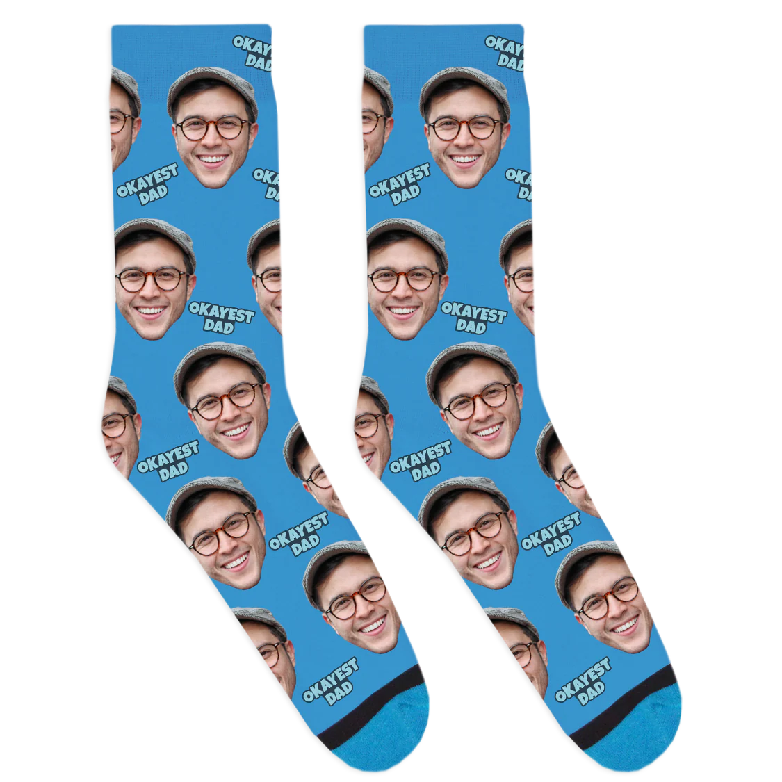 Custom Okayest Dad Socks - Image 3