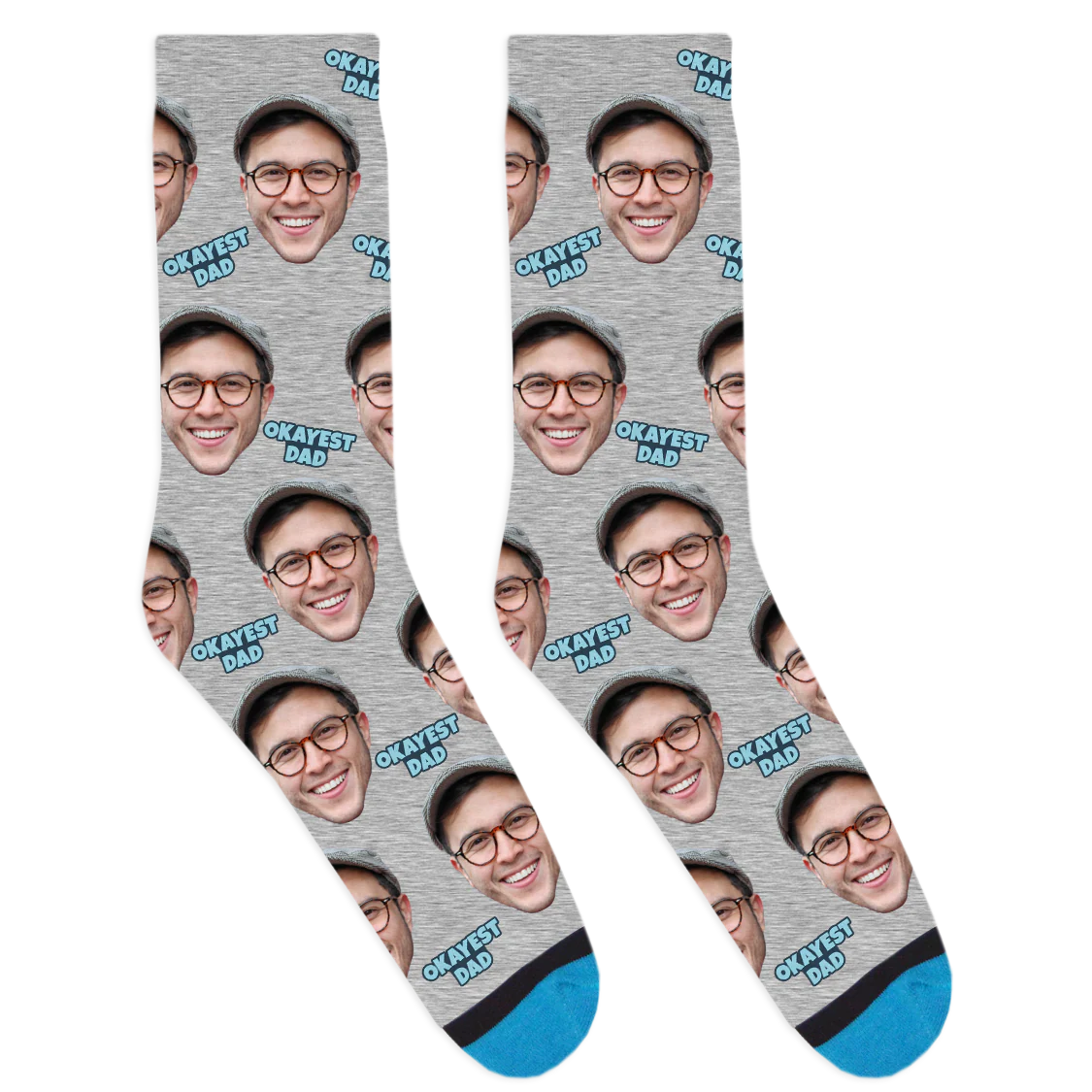 Custom Okayest Dad Socks - Image 5