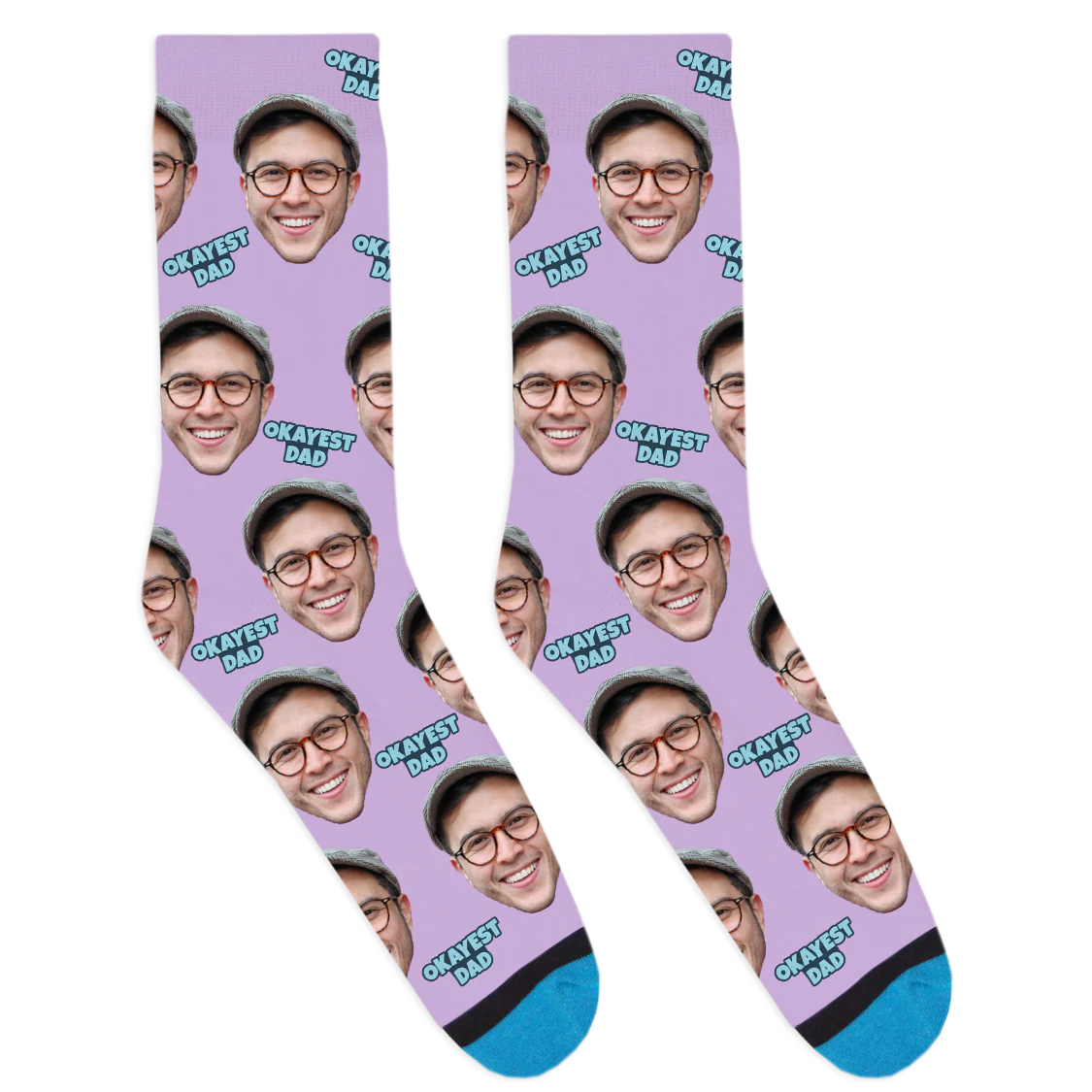 Custom Okayest Dad Socks - Image 6