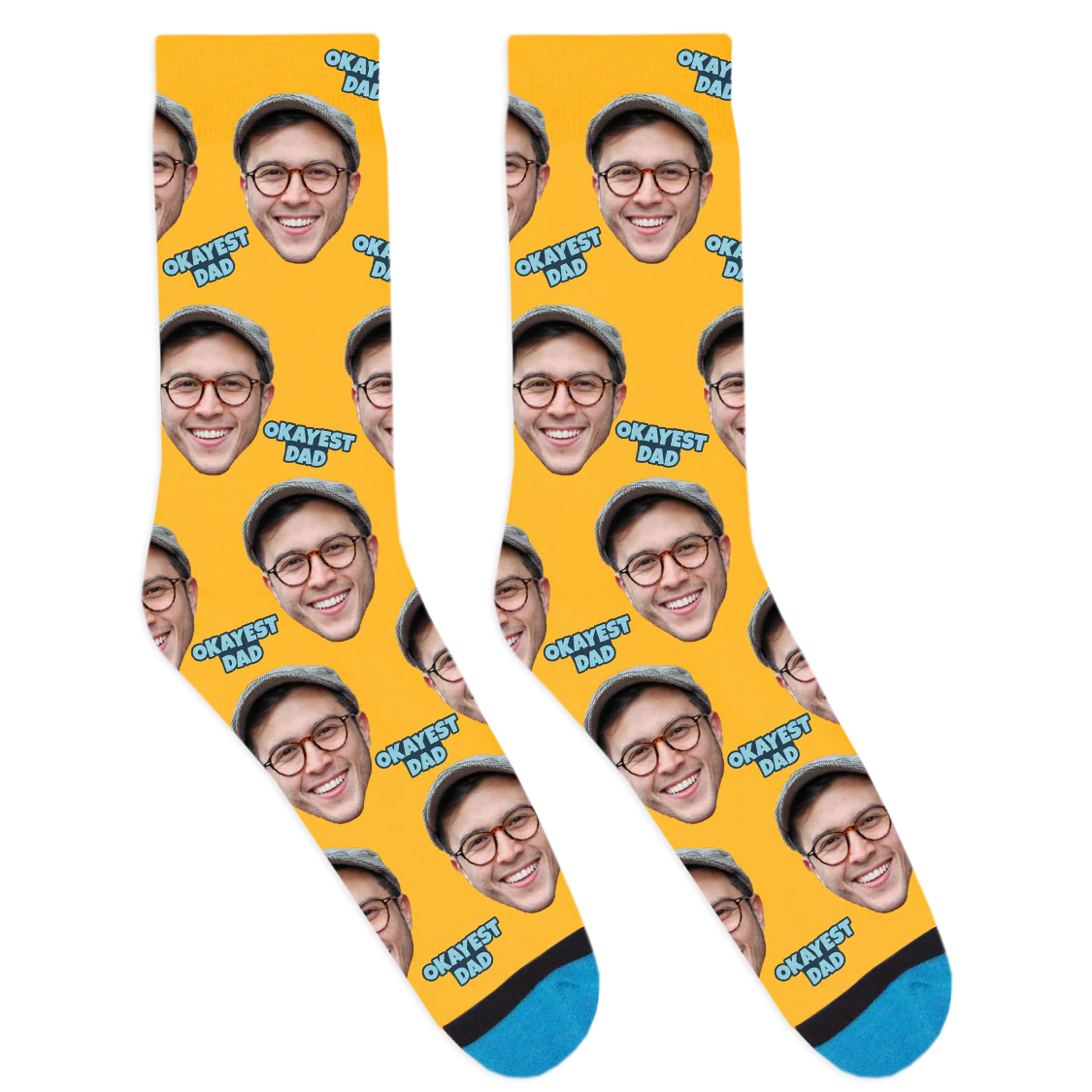 Custom Okayest Dad Socks - Image 7