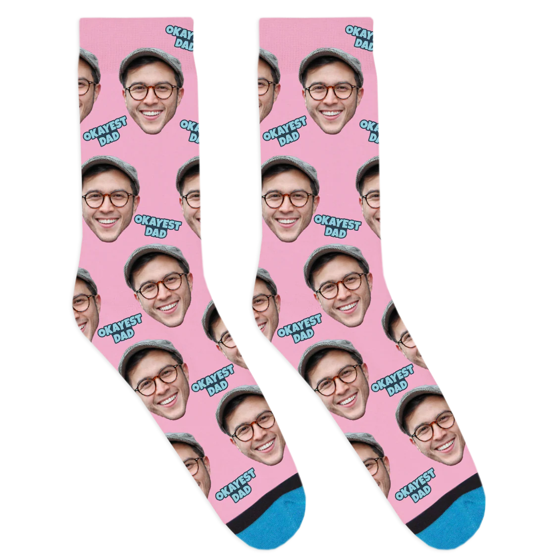 Custom Okayest Dad Socks - Image 8
