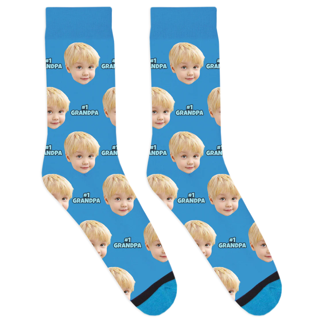 Custom # 1 Grandpa Socks - Image 3