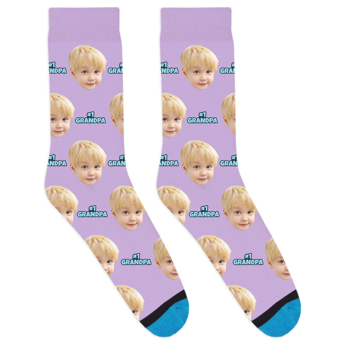 Custom # 1 Grandpa Socks - Image 5