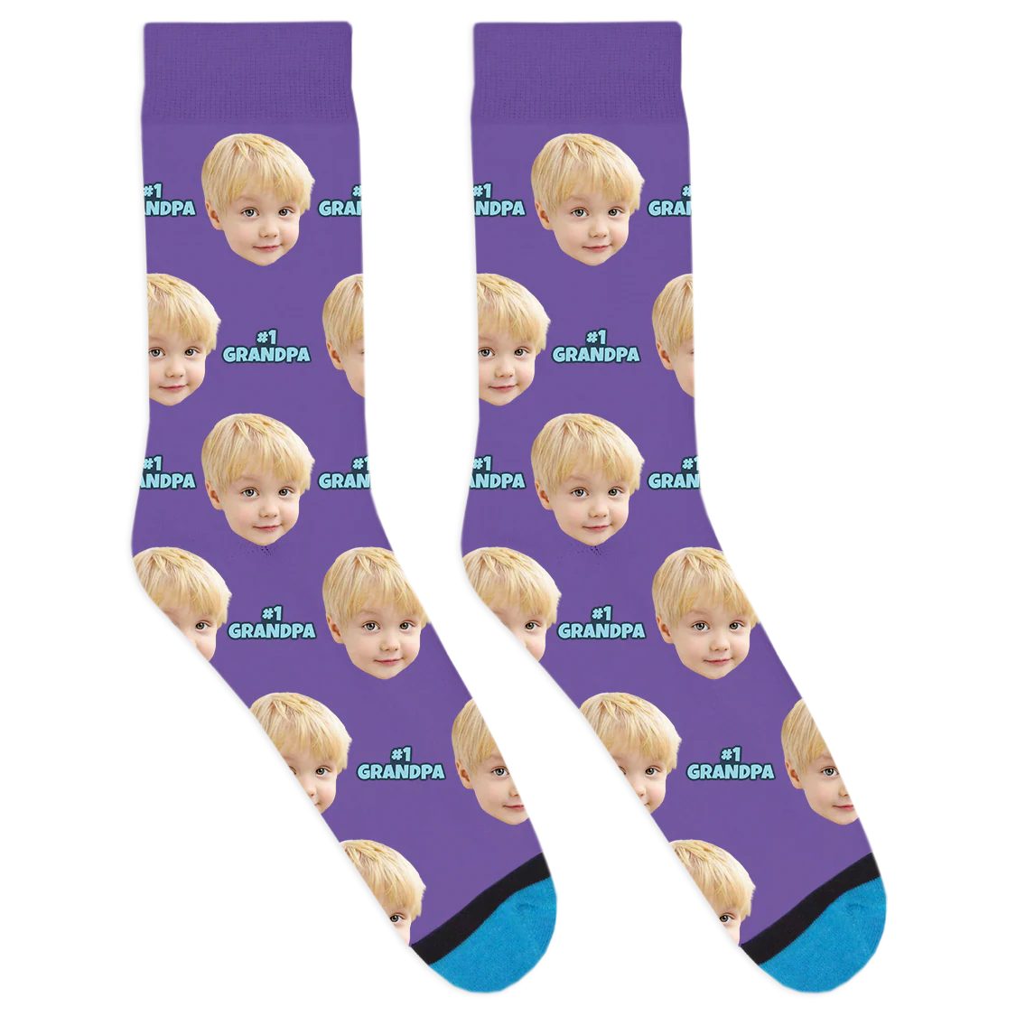 Custom # 1 Grandpa Socks - Image 8