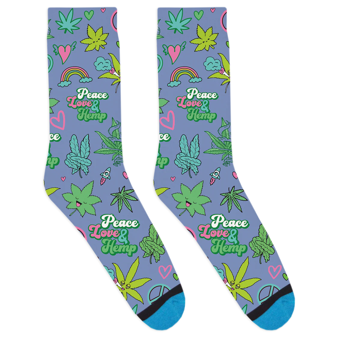 Peace, Love, Hemp Socks