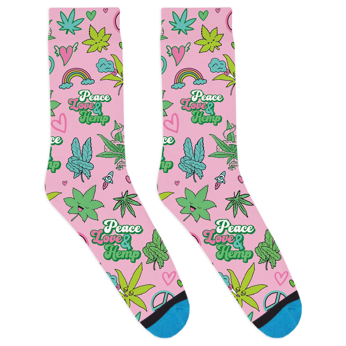 Peace, Love, Hemp Socks - Image 2