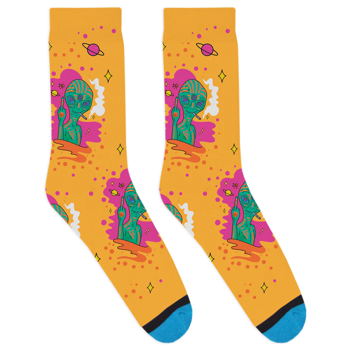 Pissed Off Alien Socks - Image 2