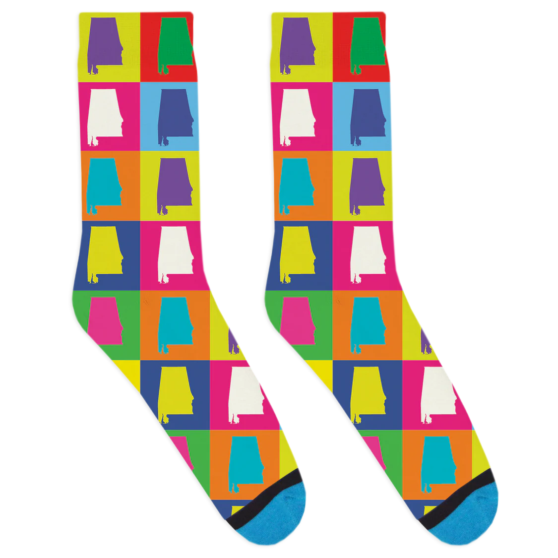 Pop Art Alabama Socks