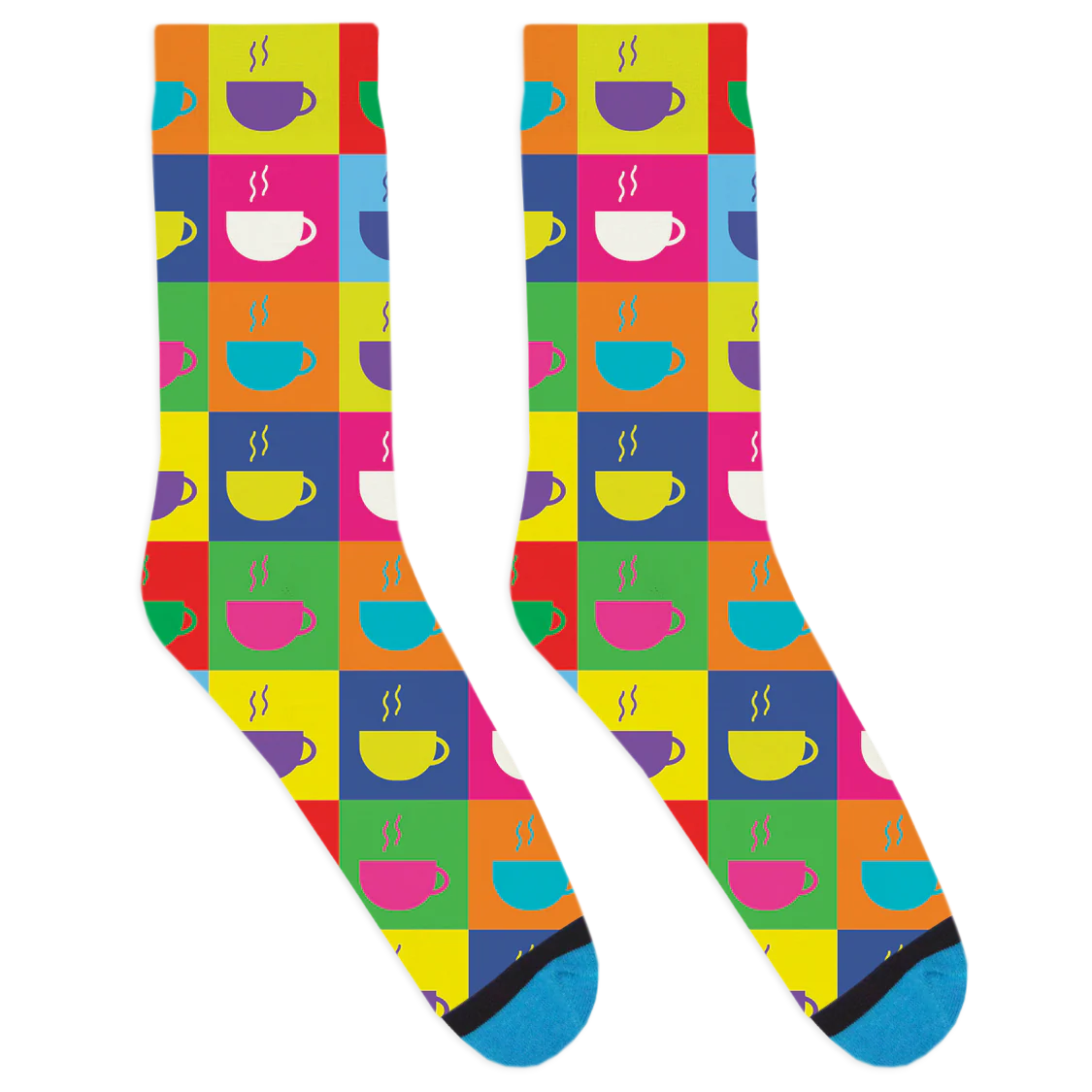 Pop Art Coffee Socks