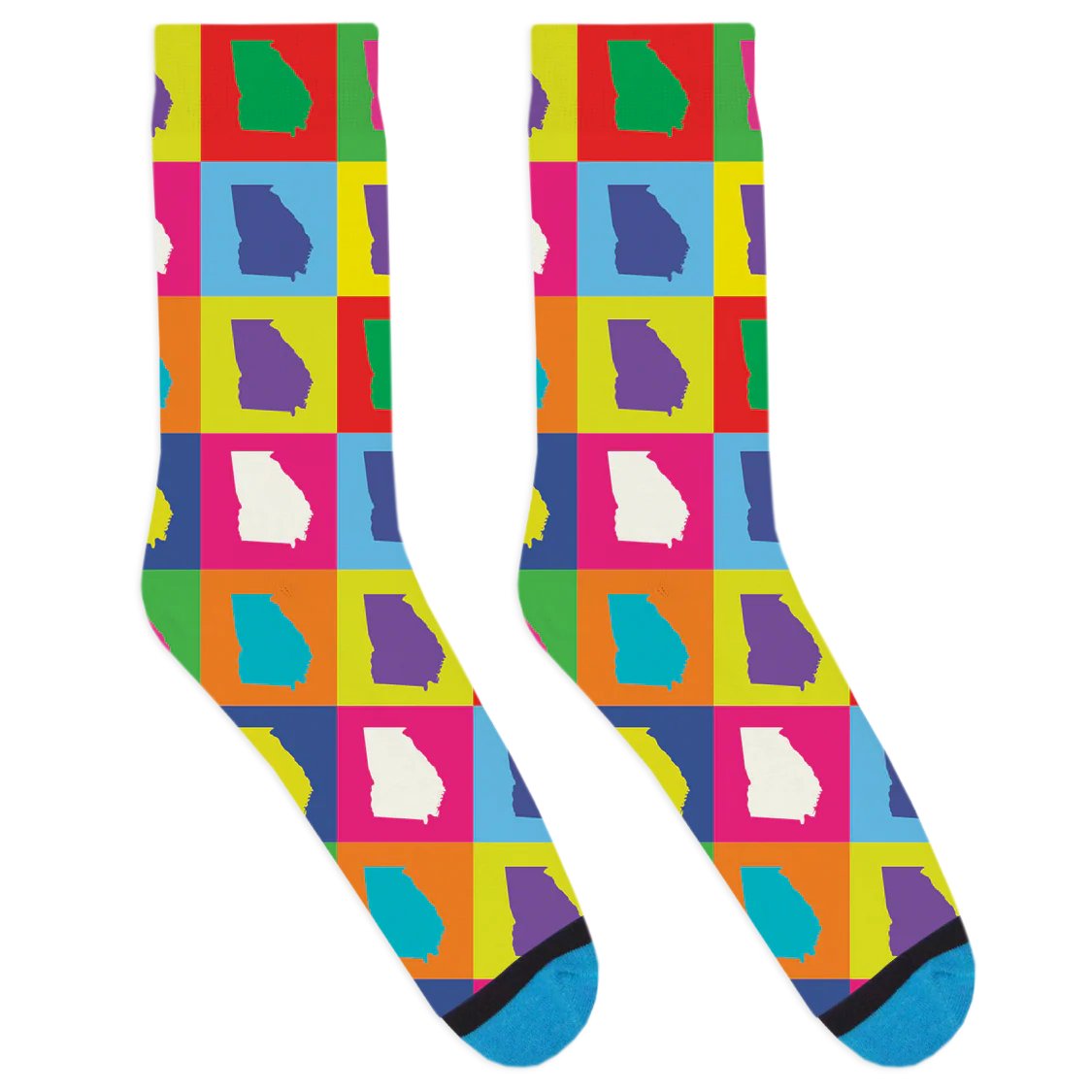 Pop Art Georgia Socks