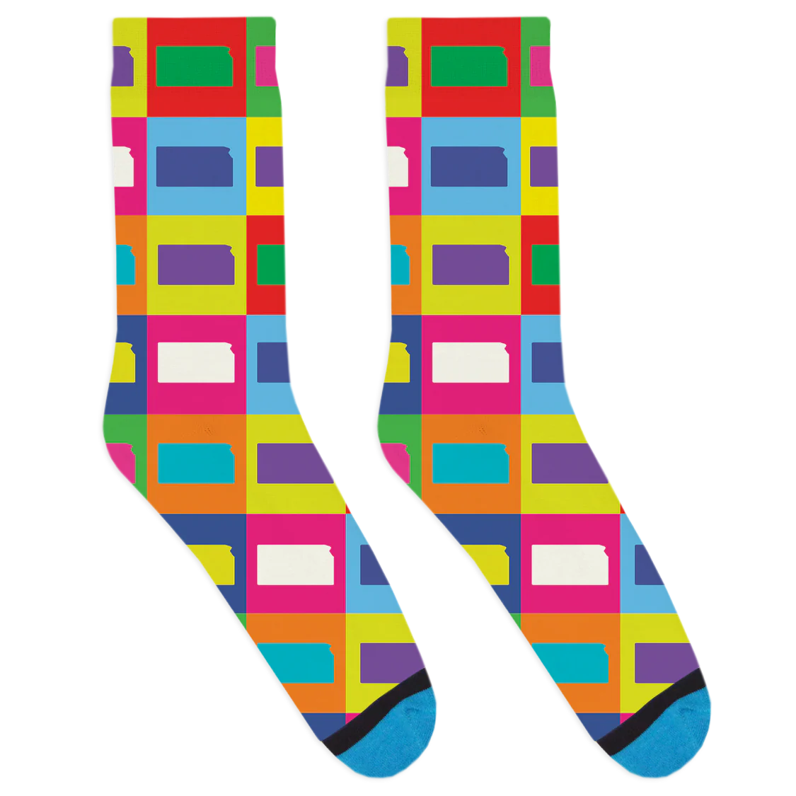 Pop Art Kansas Socks