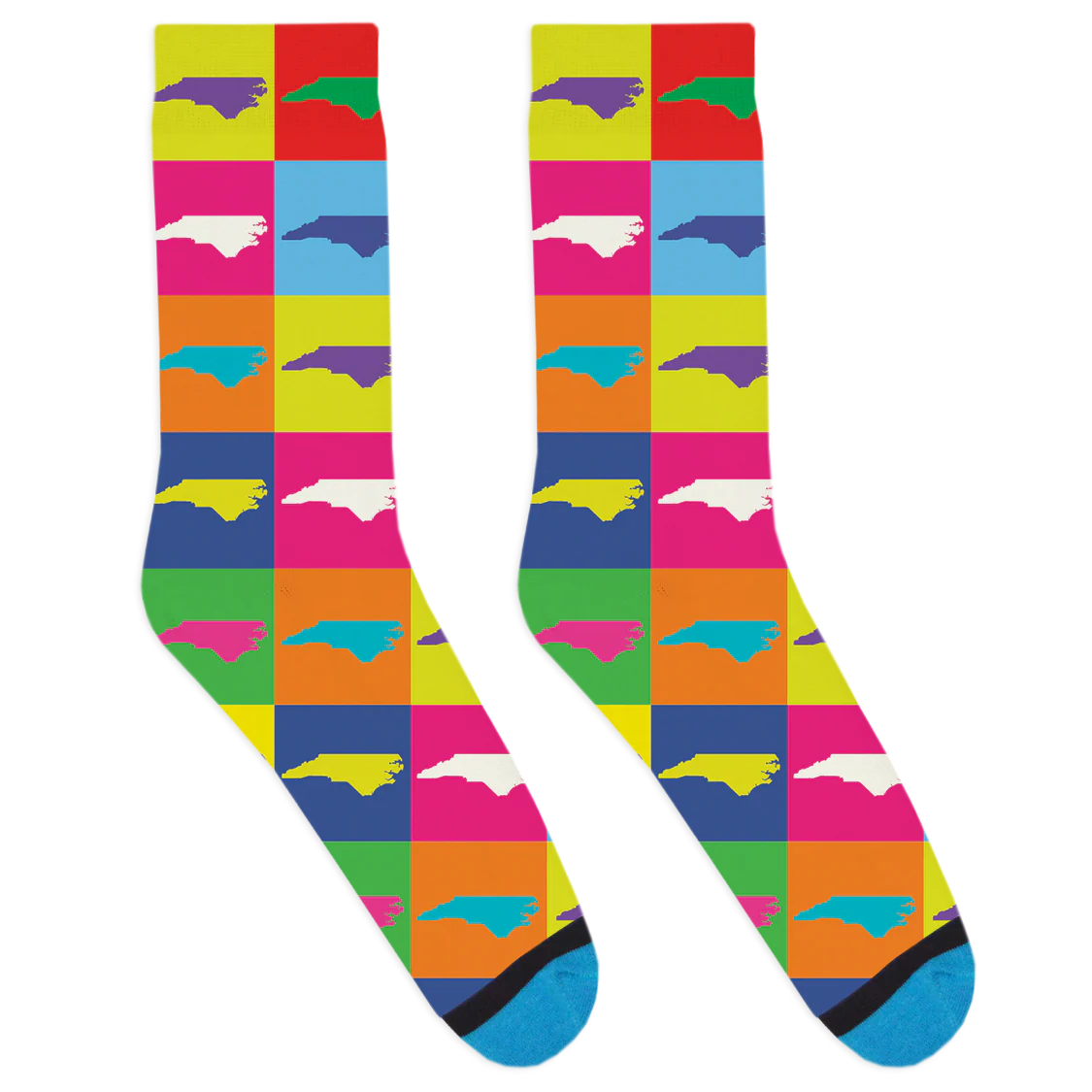 Pop Art North Carolina Socks