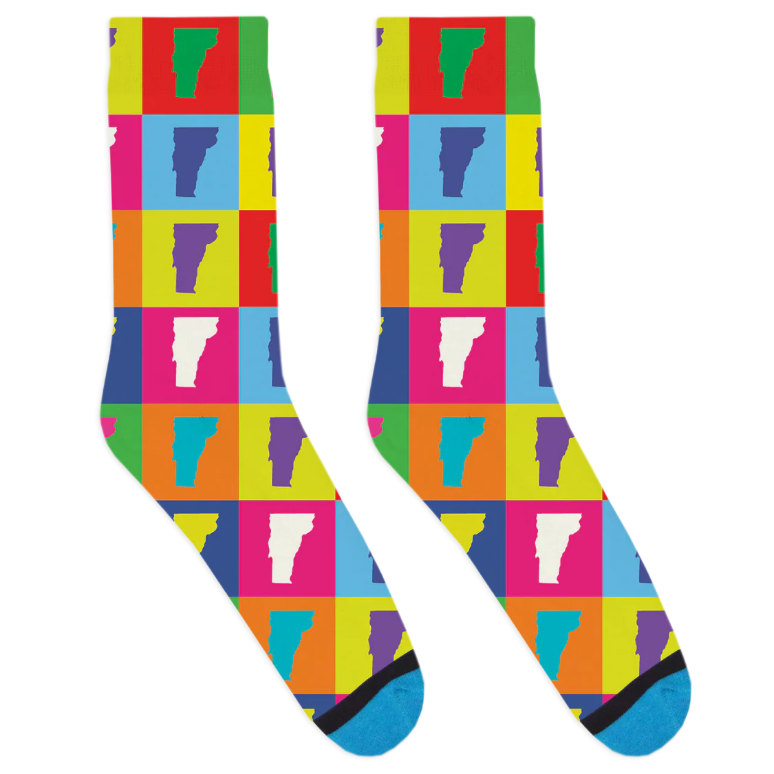 Pop Art Vermont Socks