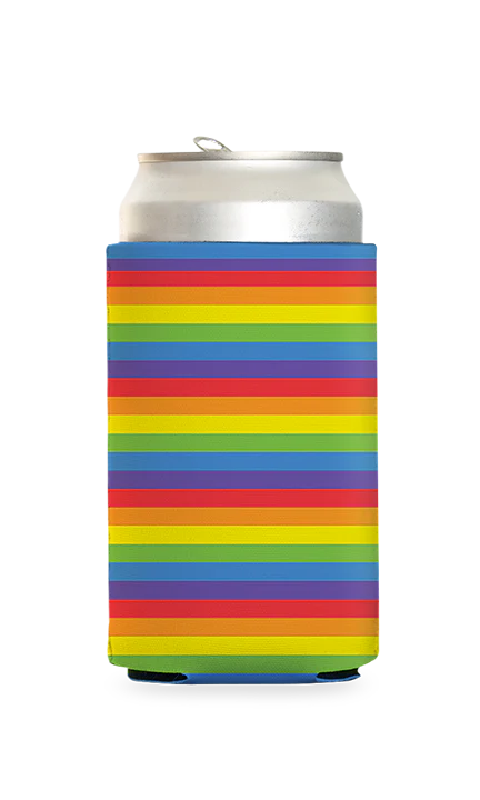 Rainbow Predesigned Can Cooler