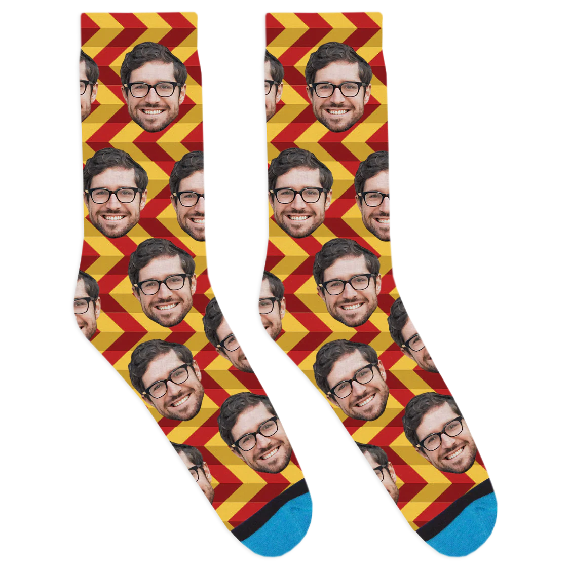 Custom Stripe Zag Socks
