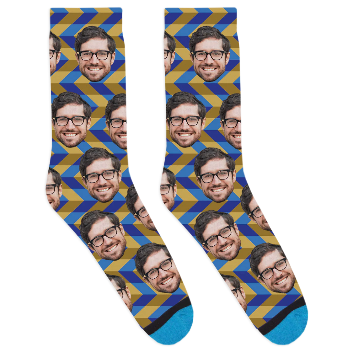 Custom Stripe Zag Socks - Image 3