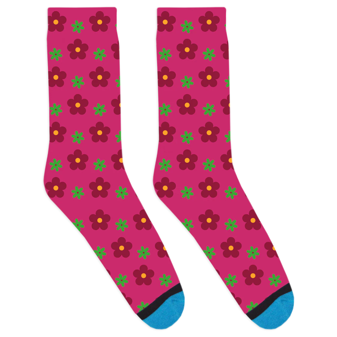 Retro Flower Socks - Image 4