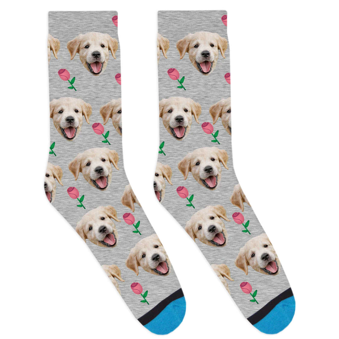 Custom Roses Socks - Image 5