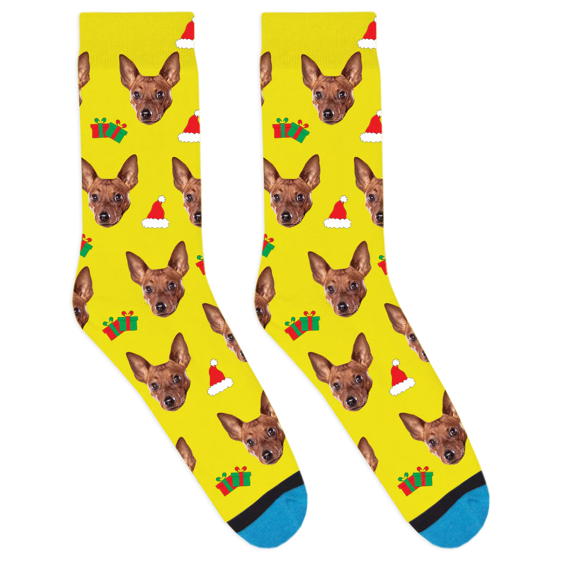 Custom Santa Hat Socks - Image 10