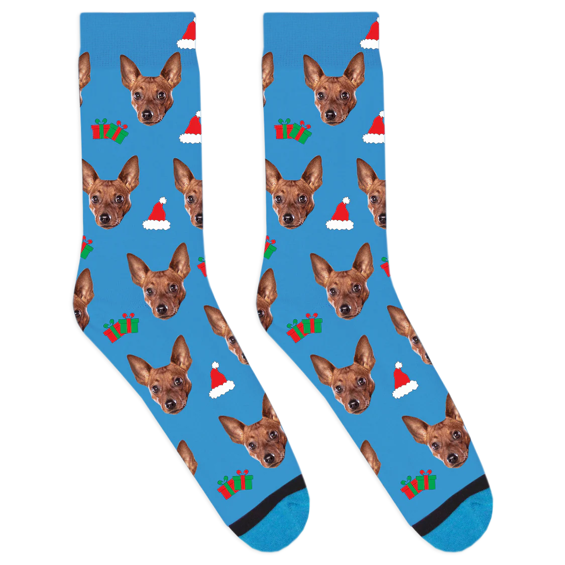 Custom Santa Hat Socks - Image 3