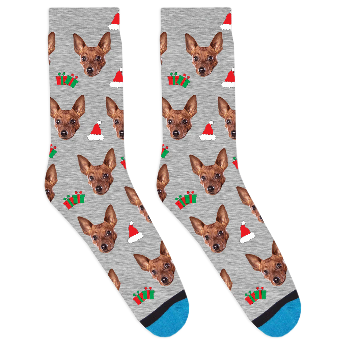 Custom Santa Hat Socks - Image 4