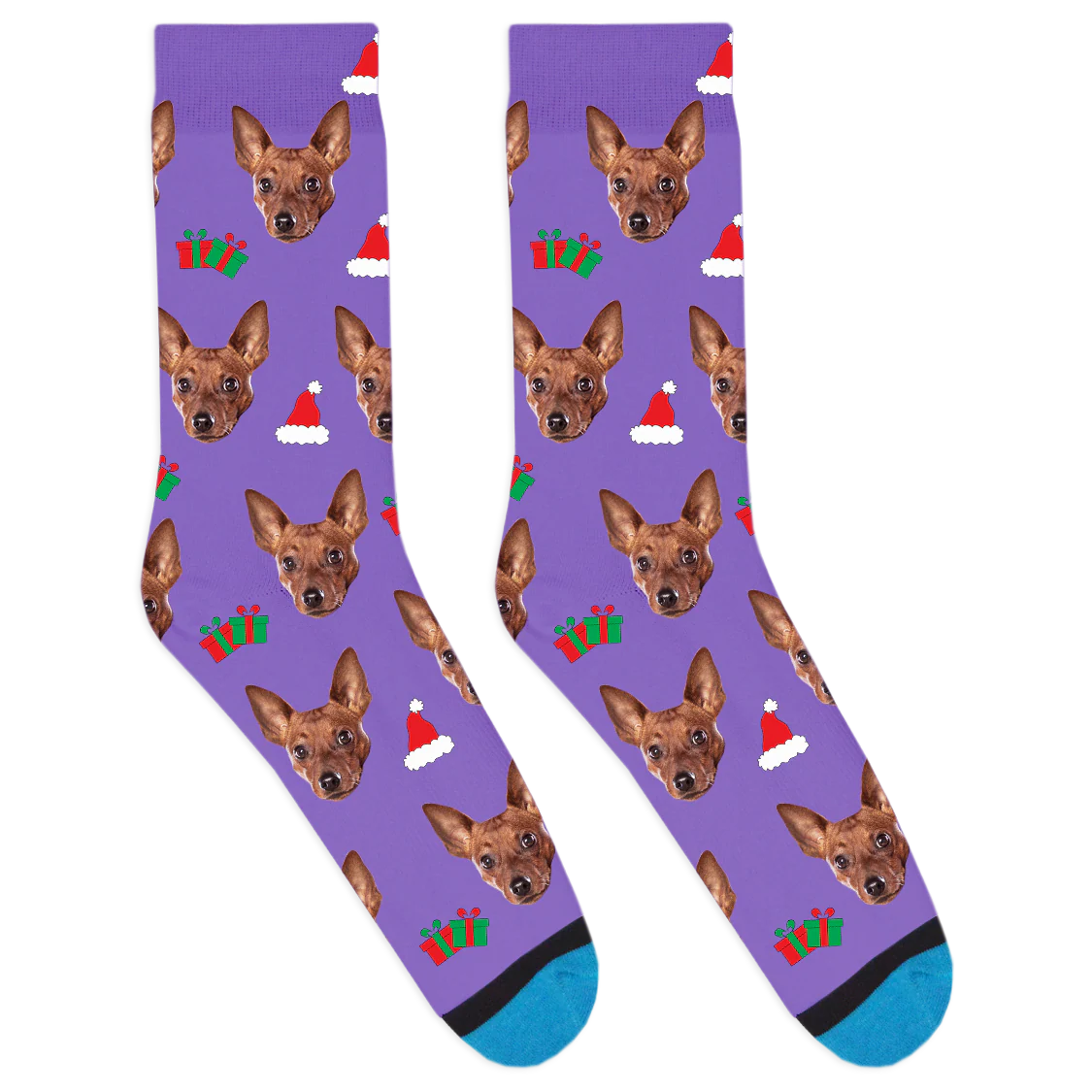 Custom Santa Hat Socks - Image 8
