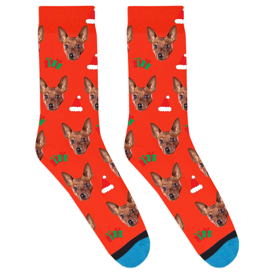 Custom Santa Hat Socks - Image 9
