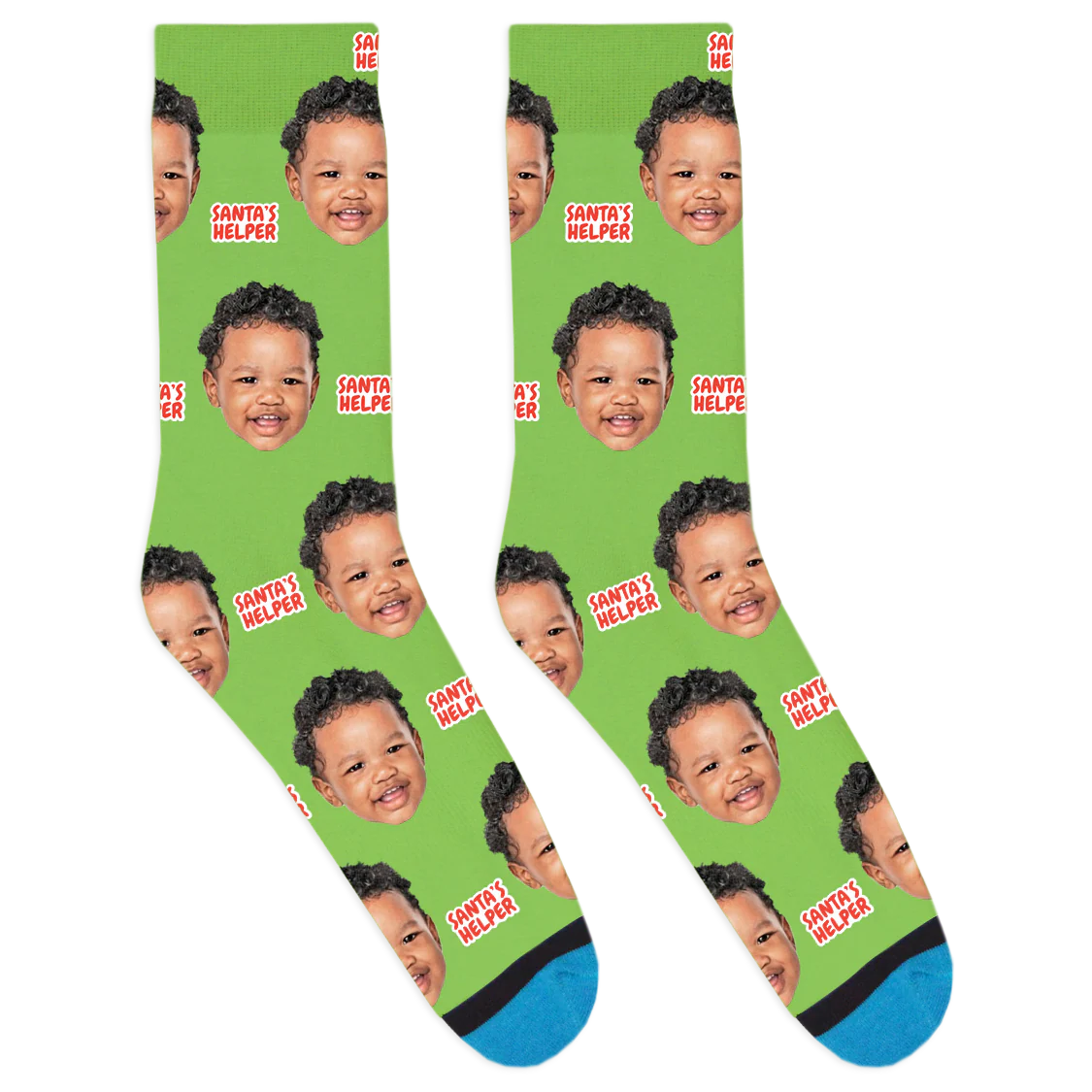 Custom Santa's Helper Socks