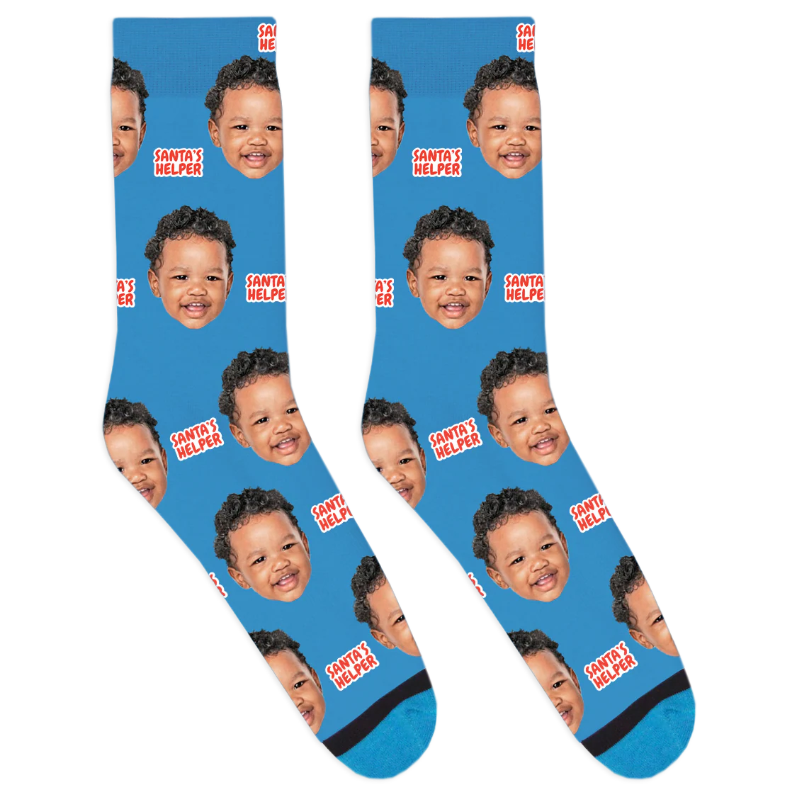 Custom Santa's Helper Socks - Image 3