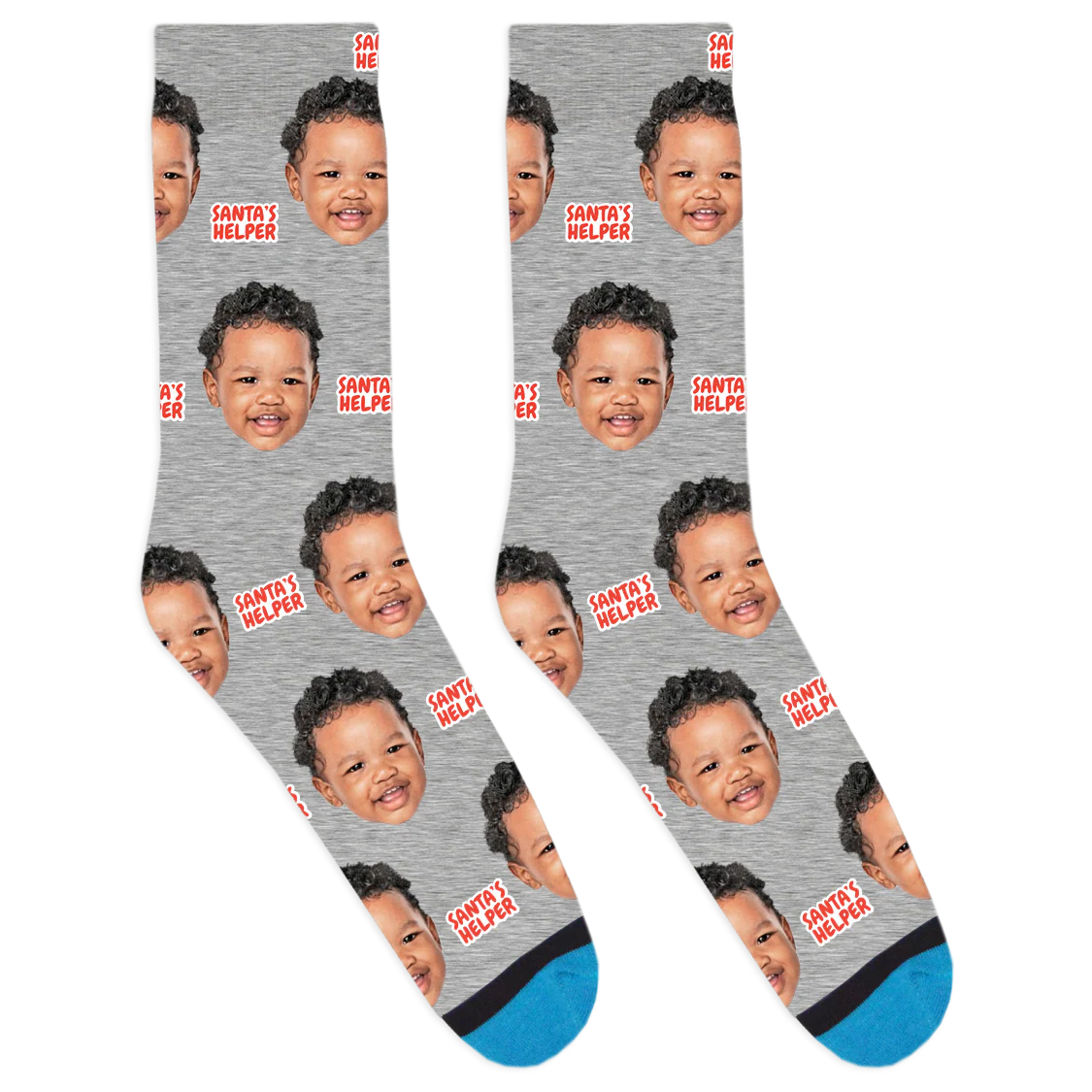 Custom Santa's Helper Socks - Image 4