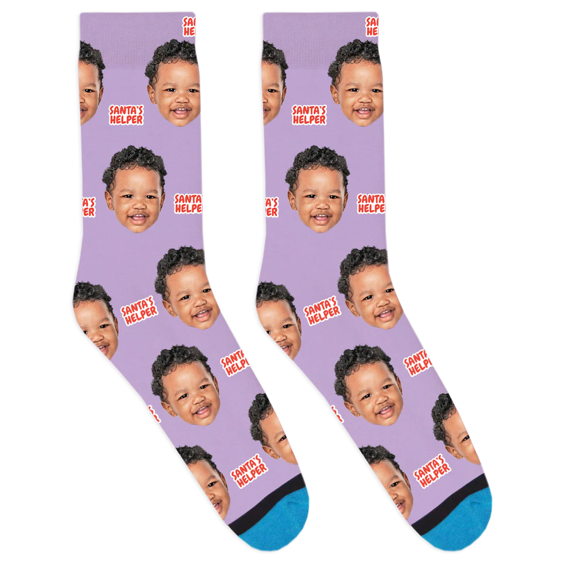 Custom Santa's Helper Socks - Image 5