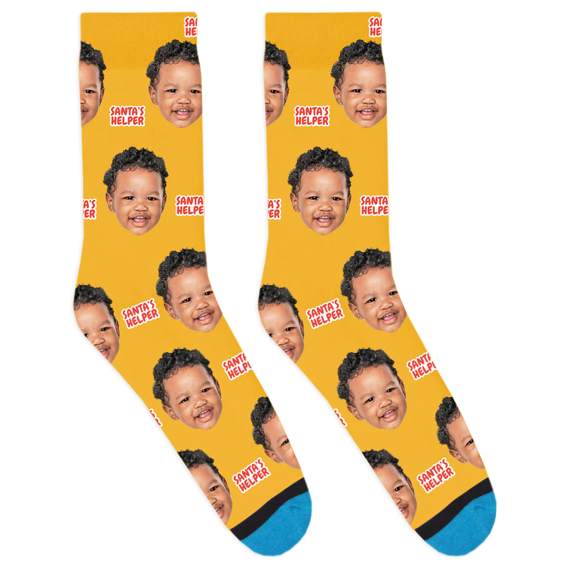 Custom Santa's Helper Socks - Image 6