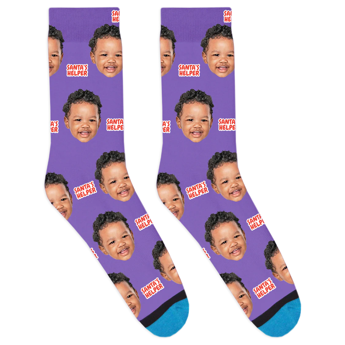 Custom Santa's Helper Socks - Image 8