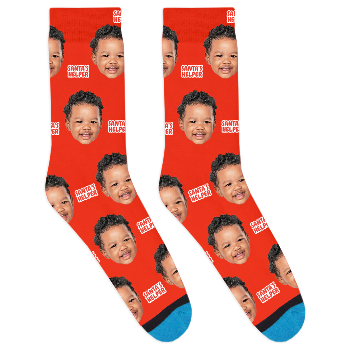 Custom Santa's Helper Socks - Image 9