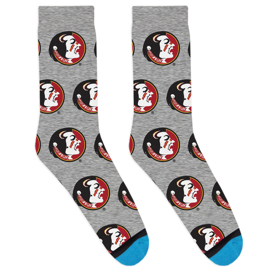 Seminole Head Scattered Socks