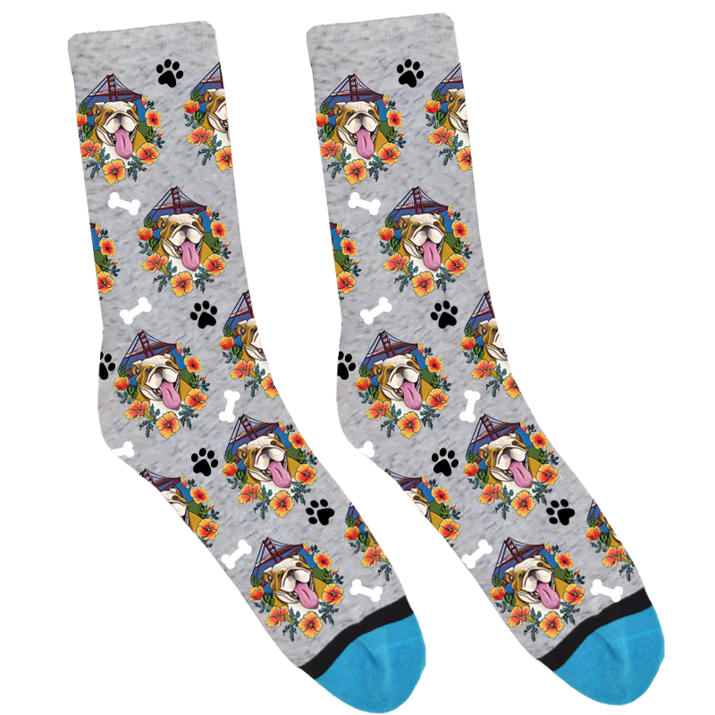 Buffy the Bulldog Socks