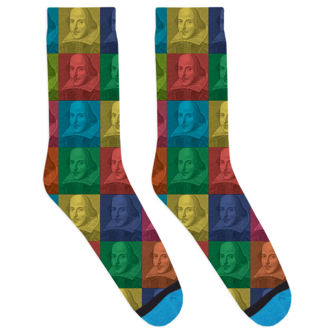 William Shakespeare Pop Art Socks