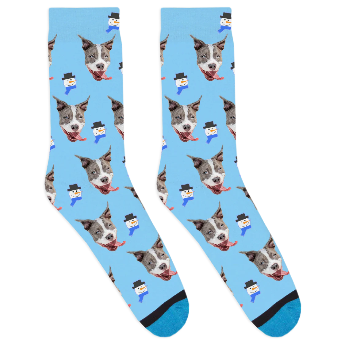 Custom Snowman Socks - Image 2