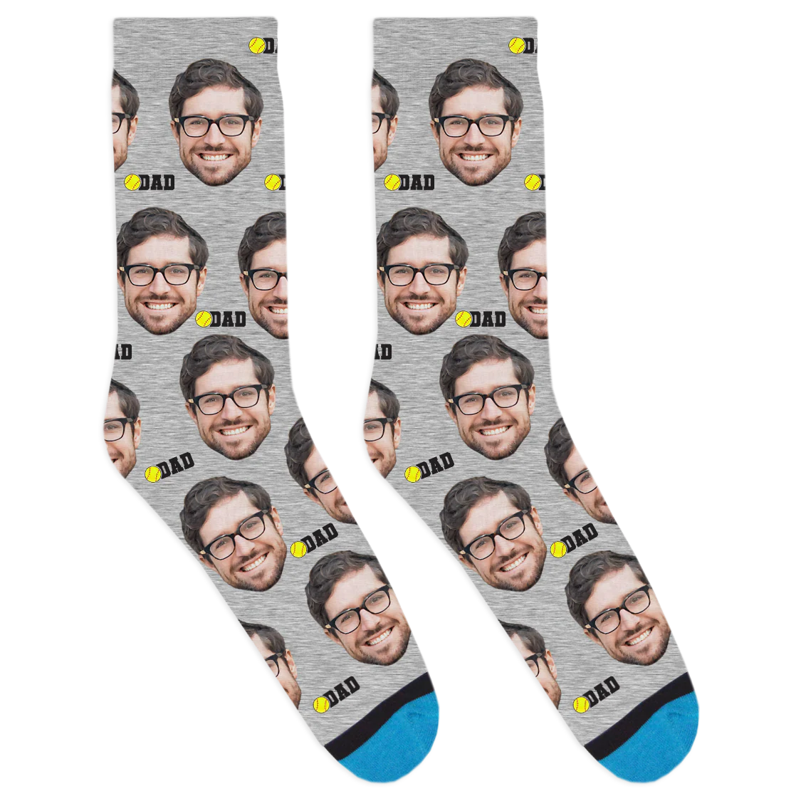 Custom Softball Dad Socks - Image 4