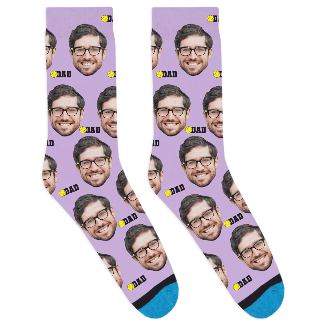 Custom Softball Dad Socks - Image 5