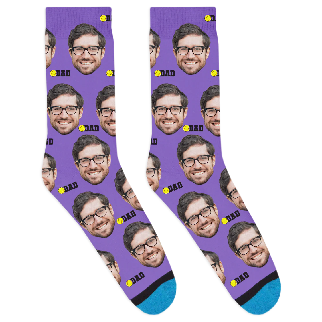 Custom Softball Dad Socks - Image 8