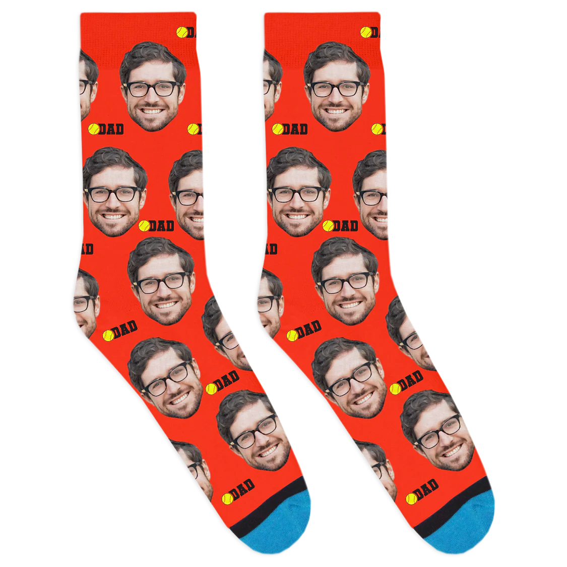 Custom Softball Dad Socks - Image 9