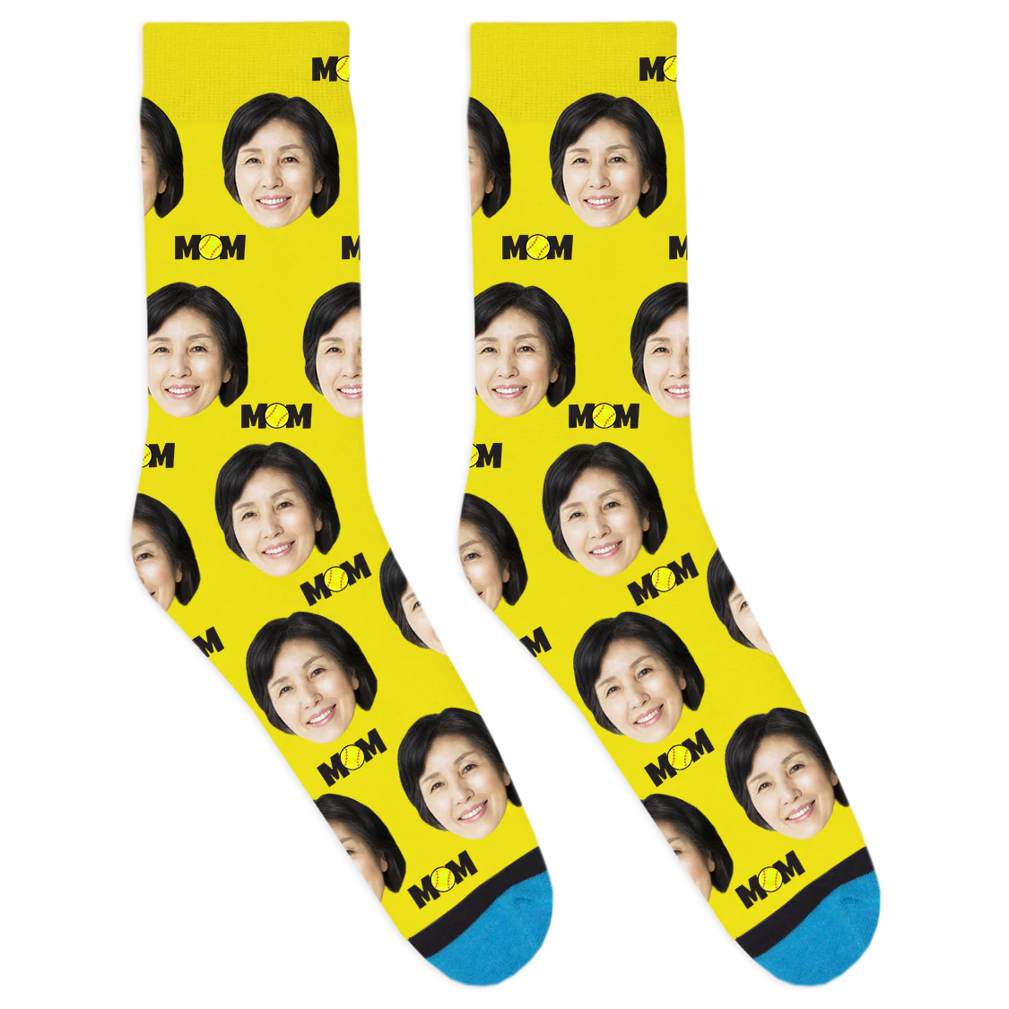 Custom Softball Mom Socks - Image 10